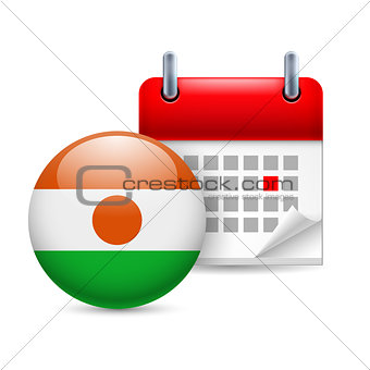 Icon of National Day in Niger
