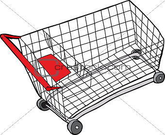 Isolated Shopping Cart