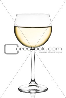 glass of white wine 
