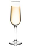 flute glass of white wine 