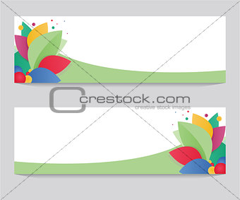 colour banner for business