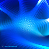 abstract blue fractal background