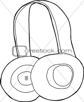 Outlined Headphones