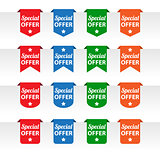 Special offer paper tag labels
