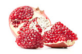 Red pomegranate fruit
