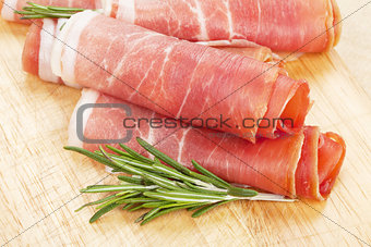 Prosciutto with herbs