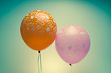 vintage birthday balloons