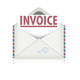 open envelope invoice