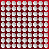 Circles on a Red Velvet Background