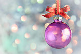 Christmas Decoration - Magic bokeh bauble background