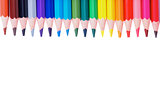 Colorful Pencils Border