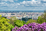 View of Pest, eastern part of Budapest. Hungary