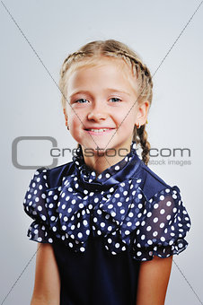 Smiling cute school girl 