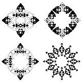 Ottoman motifs design series with thirty-six