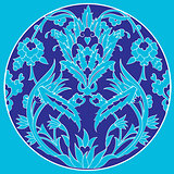 Ottoman motifs design series with twenty one linear