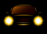 modern car silhouette
