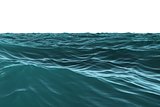 Digitally generated Blue rough sea