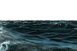 Digitally generated choppy Blue ocean