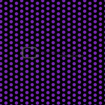 Halloween Seamless Dots Pattern Purple and Black
