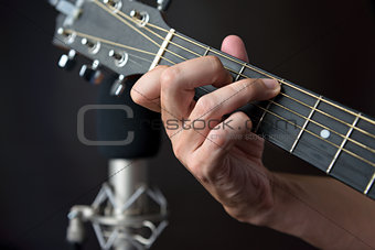 C7 Sustained Chord Fingering On Guitar