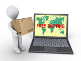 Free shipping to the whole world