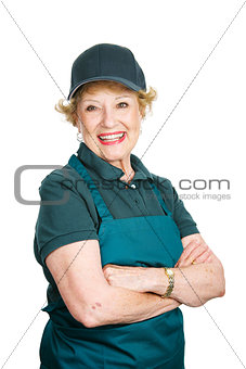 Senior Lady Worker