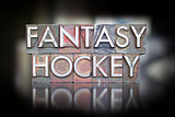 Fantasy Hockey Letterpress