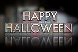 Happy Halloween Letterpress