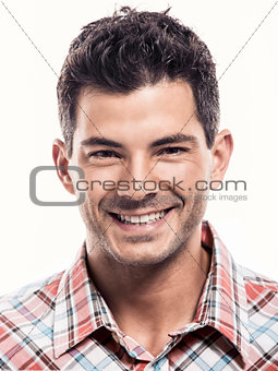 Handsome man smiling