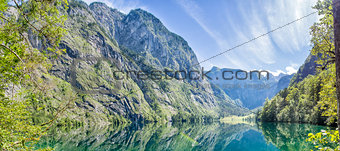 Panorama lake Obersee