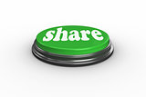 Share against digitally generated green push button