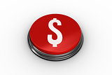 Composite image of dollar sign graphic on button