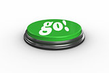 Go on digitally generated green push button