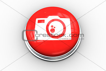 Composite image of camera graphic on button