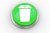 Composite image of coffee cup graphic on button
