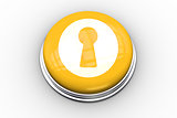 Composite image of keyhole graphic on button