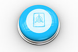Locked vault graphic on blue button