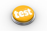 Test on shiny yellow push button