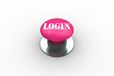 Login on pink push button