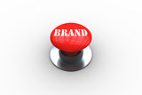 Brand on digitally generated red push button