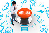 Action against orange push button
