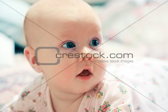 Portrait of adorable baby