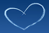 Airplanes Skywriting a Heart