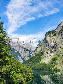 Lake Obersee with Watzmann