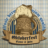 beer background Oktoberfest