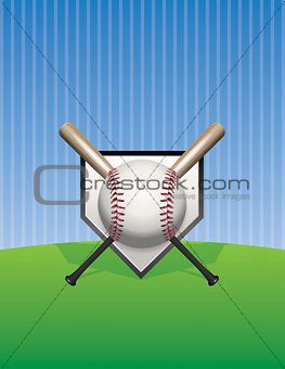 Baseball Background Illustration