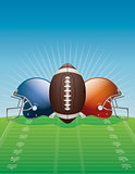 American Football Background Illustration