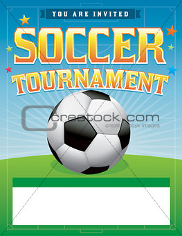 Soccer Football Tournament Illustration