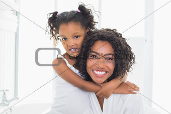 Pretty mother with her daughter