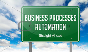 Business Processes Automation on Highway Signpost.